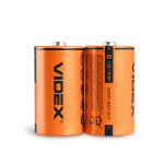Батарейка сольова VIDEX R20P/D 2шт BLISTER - Зображення 2