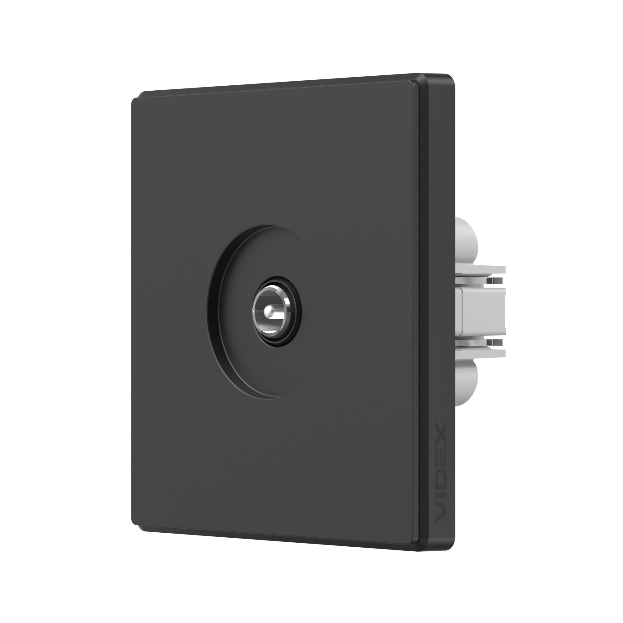 a2a7f016-ef93-11f0-850a-78e7d1920002.jpeg Розетка TV одинарна телевізійна вугільно-чорна VIDEX NOTA (VF-NT-SK1TV-BL) - Зображення 1