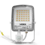 LED прожектор VIDEX F5 30W 3000-5000-6500K з датчиком руху 230V White (VL-F5-030CW-S) - Зображення 2