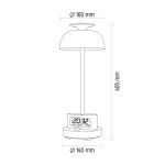 LED лампа настiльна з акумулятором VIDEX VL-TF24G 8W 4000K+RGB Green - Зображення 13