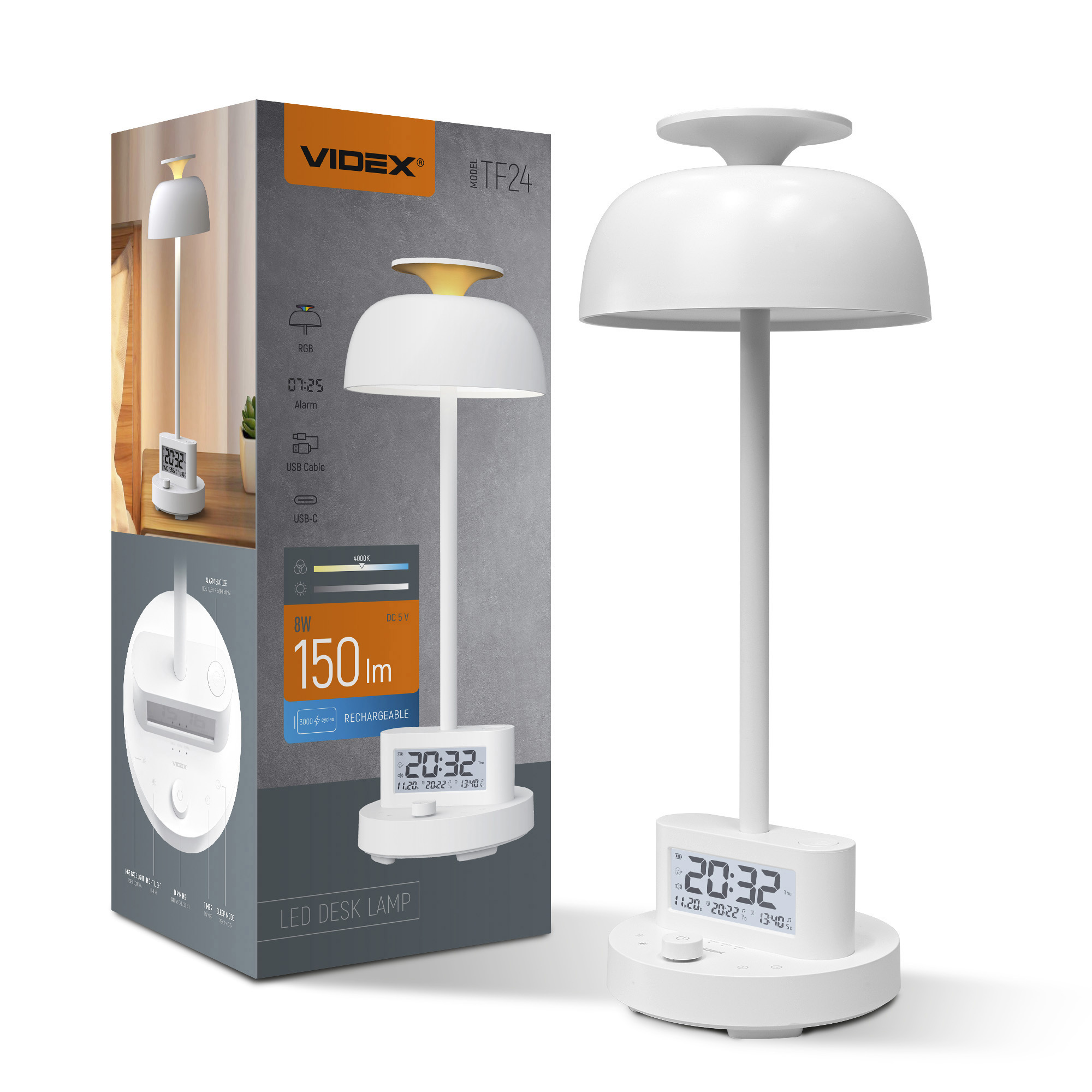 b4170caa-6fa5-11f1-852a-78e7d1920002.jpeg LED лампа настiльна з акумулятором VIDEX VL-TF24W 8W 4000K+RGB White - Зображення 1