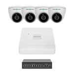 Комплект відеоспостереження на 4 камери GV-IP-K-W98/4 4MP