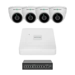 Комплект відеоспостереження на 4 камери GV-IP-K-W98/4 4MP