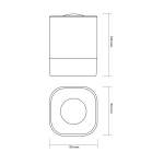 LED світильник акумуляторний TITANUM TLTF-016CW - Зображення 3