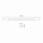 LED світильник IP65 лінійний магістральний TITANUM 18W 0.6М 6500K (TL-BNWL-18066) - Зображення 9