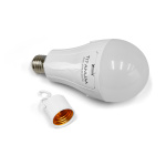 LED лампа акумуляторна TITANUM A80 12W E27 4000K 230V - Зображення 6