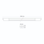LED світильник IP65 лінійний магістральний TITANUM 36W 1.2М 6500K (TL-BNWL-36126) - Зображення 9