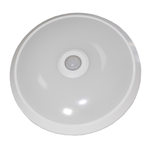 Світильник LED-Round-D295-60-6500K-15W-230V-1350L (з датчиком руху 360гр. 6м.) TNSy