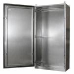 Бокс монтажний підлоговий  BF t=1,5 AISI 304 (харчова) - (1000х1800х300) IP66 У1 без панелі, метал. замок