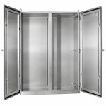Бокс монтажний підлоговий  BF t=1,5 AISI 430 (технічна) - (1000х2000х300) IP66 У1 без панелі, метал. замок